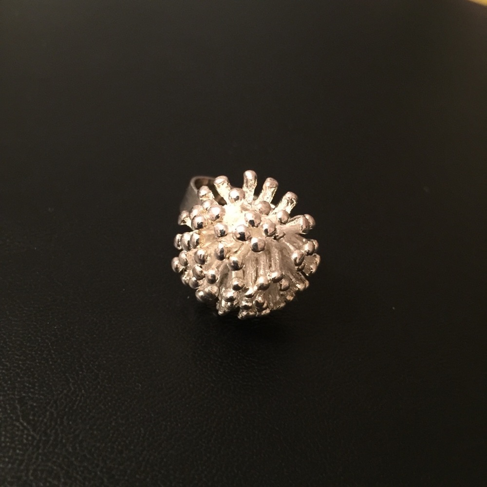 Flower silver ring - Picture 2 of 7